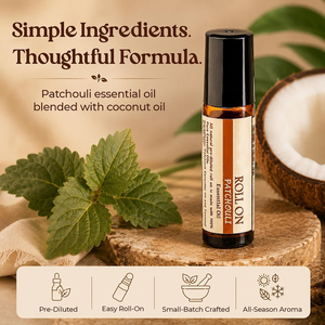 Aceite Esencial <span class=keywords><strong>de</strong></span> Pachulí en Roll-on con Aceite <span class=keywords><strong>de</strong></span> Coco, Perfume <span class=keywords><strong>de</strong></span> Bolsillo con Aroma Natural para Aromaterapia, Masajes y Viajes, Tamaño 10ml - Product Image 6