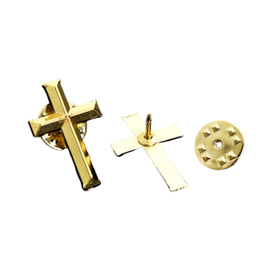 Gold Printing Metal Crafts <strong>Cross</strong> Lapel <strong>Pins</strong> Brooch - Product Image 6