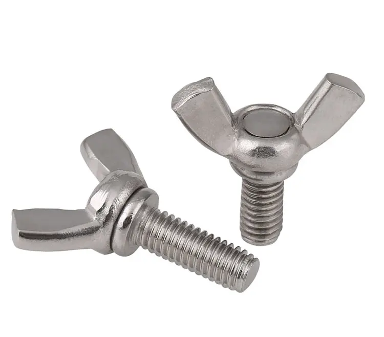 Cheap Stainless Steel Hand Thumb Screw Butterfly Wing Screw Bolt