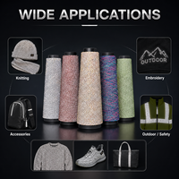 Reflective Knitting Yarn High Visibility Functional Yarn for Sportswear Outdoor Apparel OEM ODM