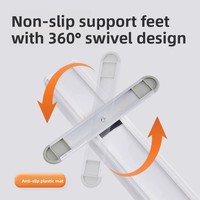 Support de présentation vertical pliable en alliage d'aluminium pour affiches et bannières déroulables 80x180 cm