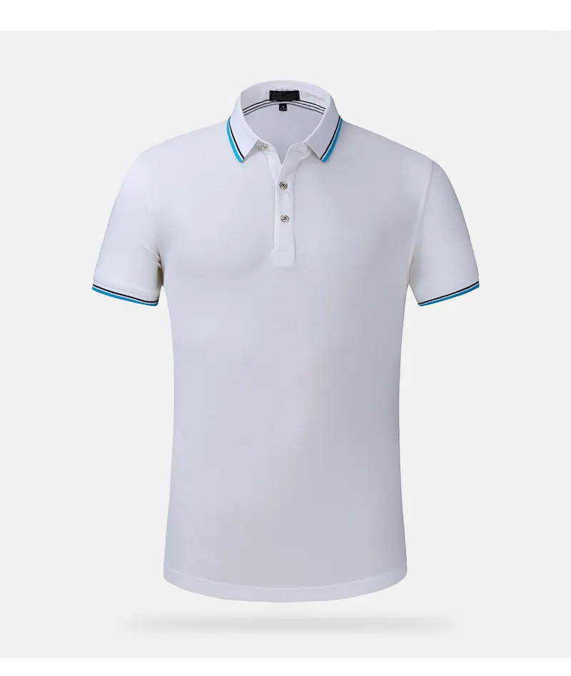 % 100% pamuklu erkek boş Golf Polo T gömlek işlemeli logosu düz kısa kollu rahat Polo gömlekler