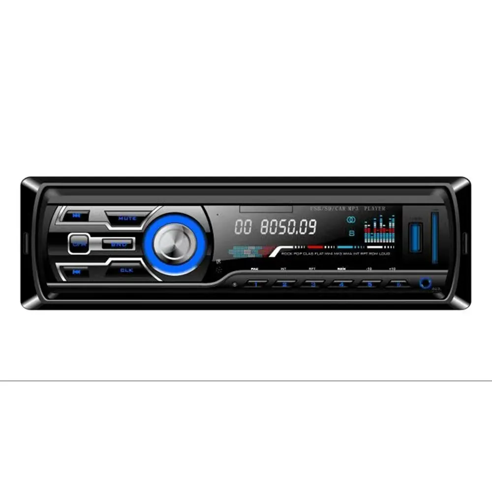 TDA7265 LED/LCD car MP3 player with BT AM RDS DAB + FM AUX 2USB 4RCA radio car audio