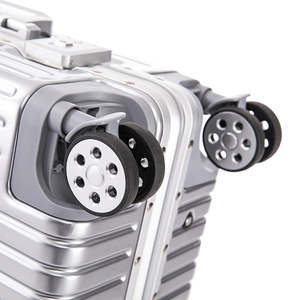 New 24 inch large travel luggage with durable stainless steel ABS PC pole aluminum frame luxury luggage - Product Image 6