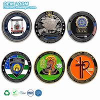 Pièce Commémorative Personnalisée 2D 3D, Confectionnée par Coulée à Chaud, en Alliage de Zinc, Émail Souple et Dur, Double Face, OEM ODM, Vente en Gros Directe Usine, Cadeau