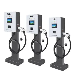 30KW CCS2 kendaraan listrik cepat pengisian stasiun dinding dipasang Ev pengisi daya mobil OCPP 1.6j DC EV Charger