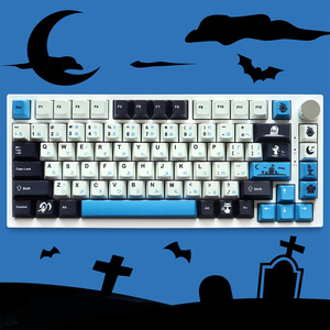 Teclas de perfil Cherry con sublimación de tinta, diseño GMK Midnight/Tribal/Ninja/Terra de 129 teclas, compatibles con interruptores Mx para teclado mecánico. - Product Image 3