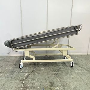 Carbon Steel <b>Waterproof</b> Shower Bed Manual Or Electric Adjustable Bathing Trolley For Elderly Cleaning Bed With Lifting And - Product Image 2