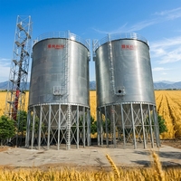 Silos de stockage intérieurs pour le son de blé
