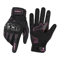 Gants de moto en cuir véritable, gants de conduite à doigts entiers, respirants, compatibles avec les écrans tactiles, protection pour les quatre saisons