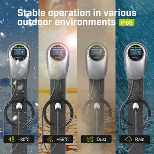 เครื่องชาร์จรถยนต์ไฟฟ้าติดผนังสำหรับบ้าน 7kw/11kw/22kw แบบ Type1/Type2/GBT พร้อมสายชาร์จยาว 5 เมตร - Product Image 2