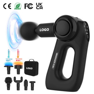 Portátil Tipo-C Anexos Múltiplos Alta Potência Deep Tissue Fascia <span class=keywords><strong>Gun</strong></span> Percussão Circulação Sanguínea Cordless Massage <span class=keywords><strong>Gun</strong></span> - Product Image 1
