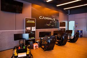 CAMMUS 자동차 드라이빙 레이싱 시뮬레이터 액세서리 다이렉트 드라이브 휠 게이밍 스티어링 휠 및 페달 - Product Image 4