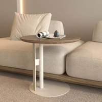 Ensemble de table d'appoint Rosegia en bois de pin massif, style Wabi-sabi, minimaliste, moderne, durable, pour salon, réception, hôtel, chambre à coucher