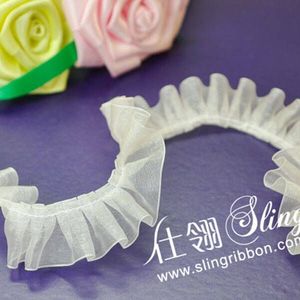 Cinta de Raso Plisada de 2.5cm al por Mayor, 196 Colores, de una Sola Cara, 100% Poliéster, Cinta Decorativa con Rosas para Rosetones - Product Image 3