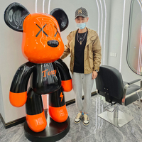 Prix d'usine, ours en résine de dessin animé moderne, Bearbrick 1000, statue de jouet, modèle de statue, statue en polyrésine, ours