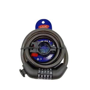 Candado para Bicicleta de Alambre de Acero con Combinación de 5 Dígitos, Equipo de Ciclismo Antirrobo Duradero - Product Image 1