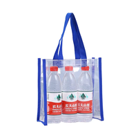 Sac à main en PVC transparent réutilisable personnalisé pas cher, sac de plage transparent, sac fourre-tout, sacs cadeaux avec poignée