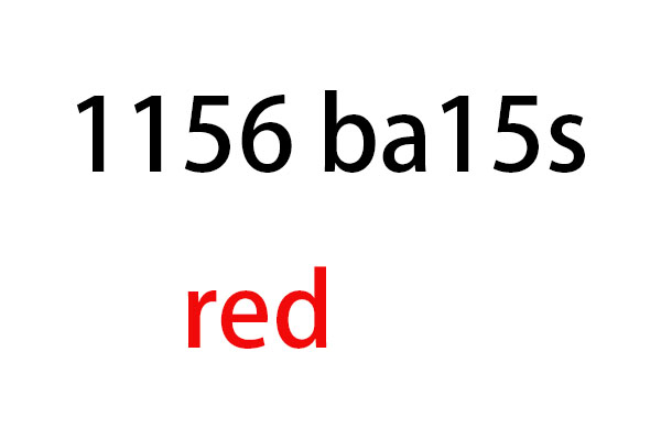 1156 ba15s red