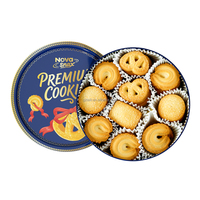 Galletas de Mantequilla Premium Europeas de Primera Calidad, Horneadas al Horno, Crujientes, en Caja de Regalo