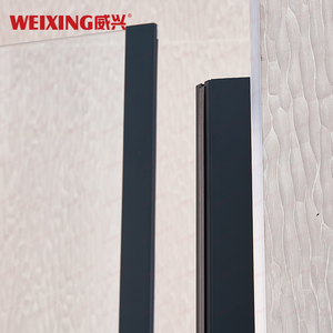 Porte de douche simple en verre trempé pivotant avec cadre en alliage d'aluminium moderne, fabriquée en Chine - Product Image 6