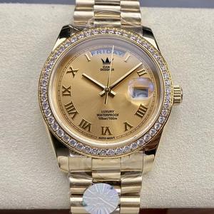 Montre Drioshipping Diamond 40MM avec affichage de la date, cristal saphir, montre mécanique automatique de luxe européenne pour hommes - Product Image 3