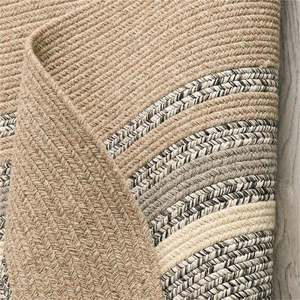 Alfombra de Estilo Rústico para Dormitorio, Tejida a <span class=keywords><strong>Crochet</strong></span>, Redonda, de Algodón Sintético, con Diseño de Granja - Product Image 4