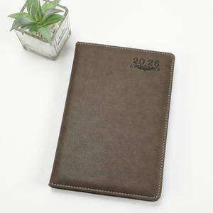 Agenda en cuir A5 personnalisable avec logo 2026, carnet de planification quotidienne et de calendrier - Product Image 3