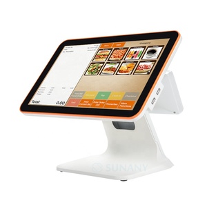 Double Affichage Restaurant <span class=keywords><strong>Caisse</strong></span> <span class=keywords><strong>Enregistreuse</strong></span> Cloud Pos Système Automatique Vendeur Machine de Point De Vente - Product Image 1