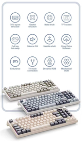 Teclado Mecánico para Juegos Attack Shark K86, RGB, Cableado e Inalámbrico, para Juegos y Oficina, Disponible en Sitio Web de Compras en Línea - Product Image 6