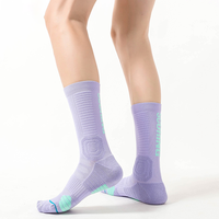 Chaussettes de basketball professionnelles pour jeunes, avec logo personnalisé, tricotées, séchage rapide, antidérapantes, respirantes, pour hommes, ODM