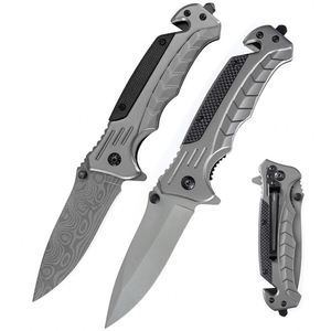 Couteau tactique de survie pliable en acier inoxydable, personnalisé OEM, très vendu, avec brise-vitre - Product Image 1