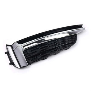 Grille de protection de phare antibrouillard avant en plastique argenté, motif nid d'abeille hexagonal, neuve pour Audi A5 S-Line B9.5 2020-2024 - Product Image 4