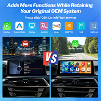 Estéreo para Auto con Pantalla Táctil Linux de 10.25 Pulgadas para BMW Serie 5 F10/F11 2011-2012 CIC, Carplay Inalámbrico, Android Auto, GPS, Unidad Principal de Navegación