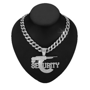 New Cross-Border <strong>Supply</strong> From Europe And <strong>America</strong>: Sniper Rifle Seurity Letter Pendant, A Niche Unique Twist Chain <strong>Jewelry</strong> - Product Image 3