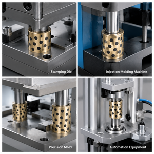 Casquillo de grafito sin aceite, autolubricante, para moldes CNC DIN9834, venta al por mayor para fábricas de herramientas y matrices. - Product Image 6