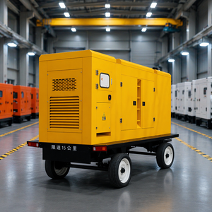 Generador Eléctrico de 50kw 80kw 100kw 160kw 200kw 300kw con Control de Velocidad, Generador Diésel Portátil Tipo Remolque, Generador Diésel OEM - Product Image 2