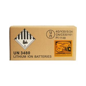 Cartons en carton ondulé personnalisés pour marchandises dangereuses - Emballage marqué Classe de danger 9 - Boîtes pour batteries lithium-ion pour <span class=keywords><strong>3480</strong></span> - Product Image 5