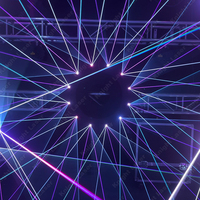 Knight 24W Rgb Ilda, projecteur laser rond pour spectacle de lumière, idéal pour les concerts