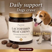 Friandises à mâcher pour chiens, soutien immunitaire, à haute teneur en lactoferrine, pour chiens seniors, chiots et chiens de tous âges, formule vétérinaire, soin quotidien, marque privée