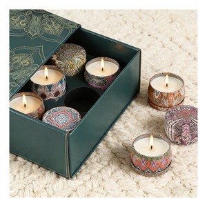 Candle Supplier Wholesale Program Luxury <b>Empty</b> Vessels Lids <b>Boxes</b> For Custom Wax Filling Retail Sourcing Display - Product Image 4