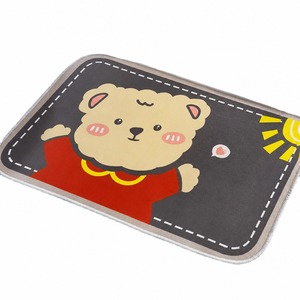 Plateau de service rectangulaire motif zèbre de dessin animé, plat de présentation orange pour buffet et desserts, idéal pour les réceptions - Product Image 4