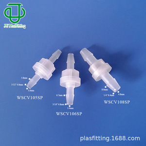 วาล์วตรวจสอบแบบสปริงพลาสติกเกรดอาหาร PP โครงสร้างแบบสองแฉก สำหรับป้องกันน้ำและอากาศไหลย้อนกลับแบบสองทาง - Product Image 3