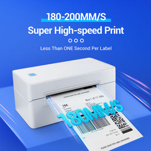 Impresora de etiquetas térmicas de escritorio, dispositivo de impresión de 110mm de ancho, 150 mm/s, marcador de etiquetas USB, precio de Waybill, etiqueta adhesiva, código de barras, 4x6 - Product Image 2