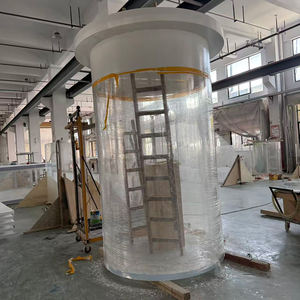 Groothandel op maat gemaakte cilindervormige aquariums van meerdere maten, <span class=keywords><strong>180</strong></span> gallon, bovengronds viskom - Product Image 1