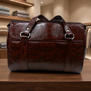 Sac à main de luxe en cuir véritable BS INTERNATIONAL pour femme, best-seller, léger, imperméable, avec fermeture éclair et bandoulière unique - Product Image 2