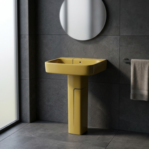 WC monobloc moderne en céramique à siphon, à poser au sol, couleur rustique, pour salle de bain - Product Image 3