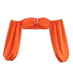 Vêtements pour femmes été nouveau <span class=keywords><strong>tube</strong></span> exotique haut à manches longues ensemble de robe <span class=keywords><strong>mi</strong></span>-<span class=keywords><strong>longue</strong></span> - Product Image 4