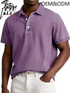 Camisa Casual para Hombre, Estilo Vintage, Talla Grande, <span class=keywords><strong>Manga</strong></span> <span class=keywords><strong>Corta</strong></span>, Transpirable, Deportiva, de Alta Calidad, 100% Algodón, Venta al Por Mayor - Product Image 2