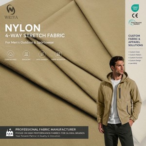 Tissu en <span class=keywords><strong>nylon</strong></span> extensible 4 directions à séchage rapide, motif quadrillage citron, pour pantalons de yoga et vêtements de sport – Fournisseur chinois de tissus d'extérieur - Product Image 1